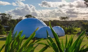 18m & 8m domes. Indeed Job Search Conference. Elements of Byron Resort. Byron Bay